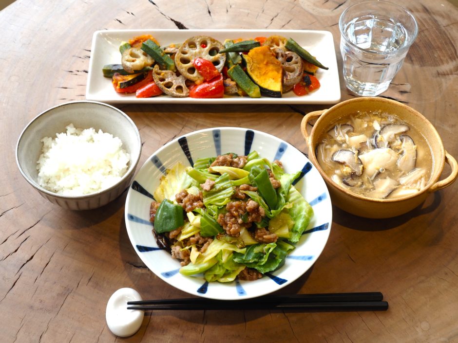 三菱冷蔵庫活用レシピのできあがり！